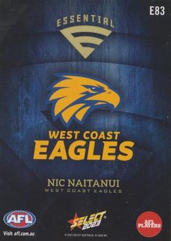 2023 Select AFL Footy Stars - Essentials #E83 Nick Naitanui Back